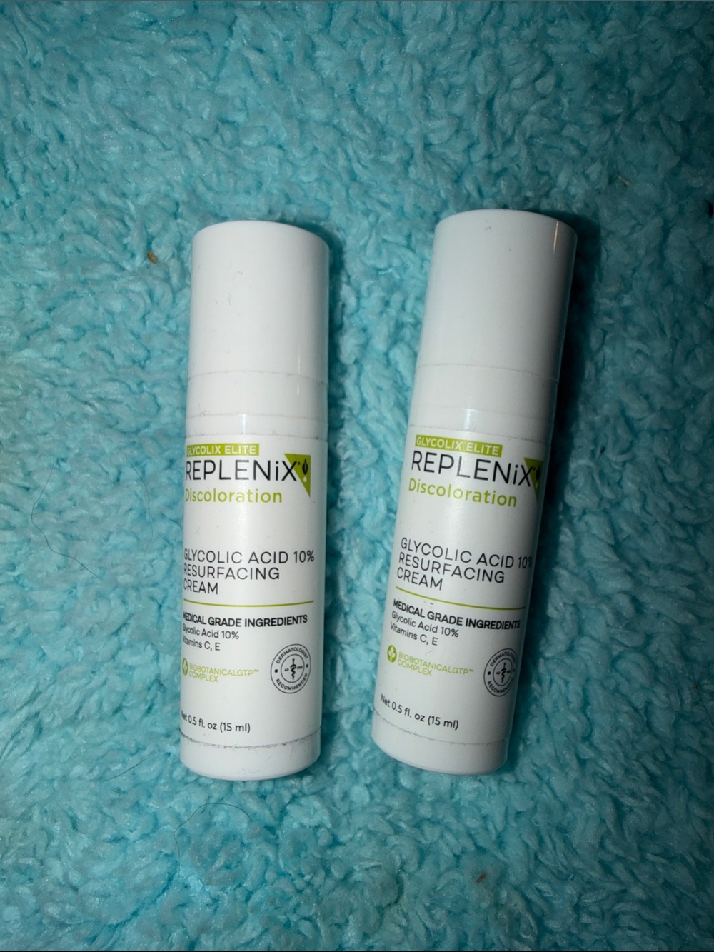 2X Replenix Glycolic Acid 10% Resurfacing Cream travel size